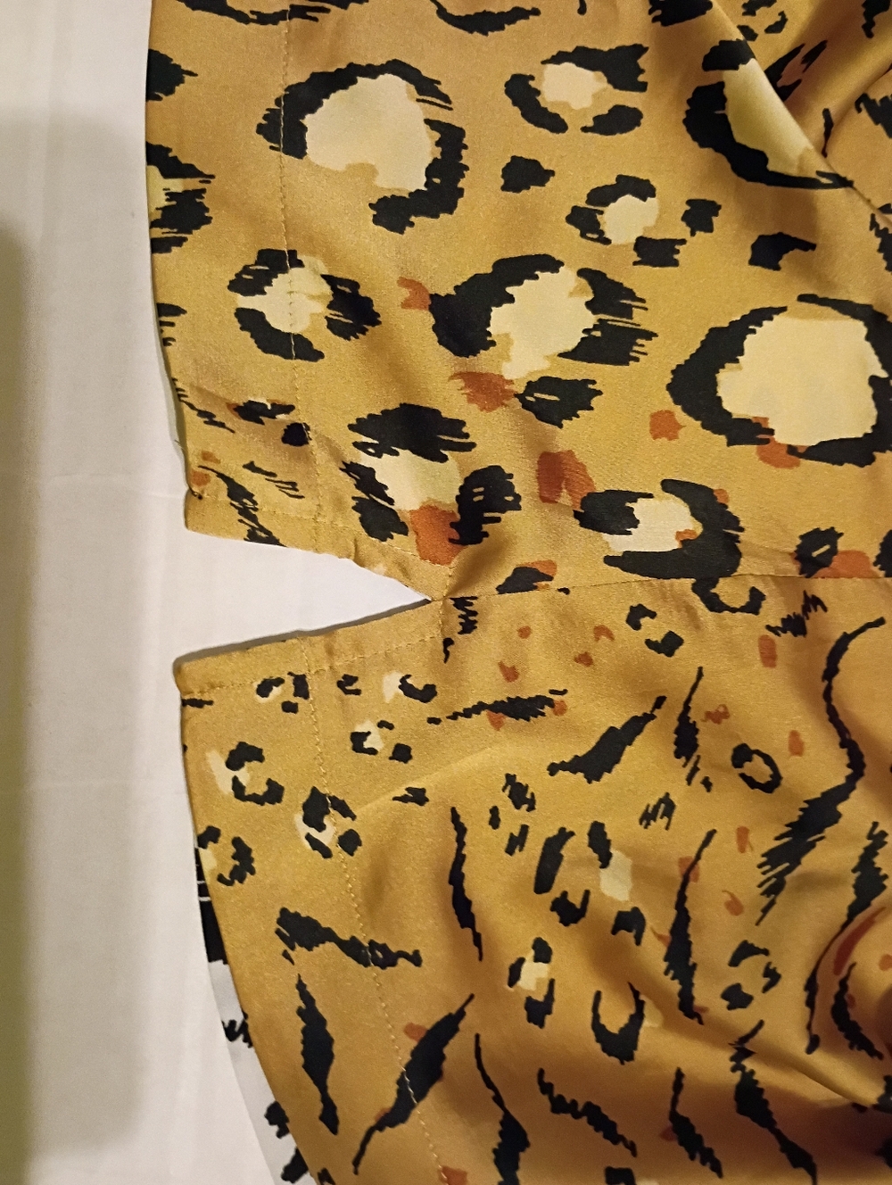 White House Black‎ Market Women's Animal Print Reversible Sz XL ? - Picture 5 of 9